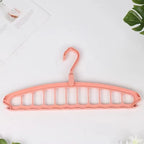Folding Multi-Hole Clothes Hanger Non-Slip Storage Rack Space Saving Clothes Rack Organizers for Wardrobe Jeans Trousers Scarf