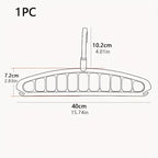 Folding Multi-Hole Clothes Hanger Non-Slip Storage Rack Space Saving Clothes Rack Organizers for Wardrobe Jeans Trousers Scarf